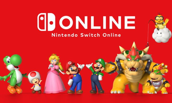 Imagen con personajes de juegos para publicidad de Nintendo Switch Online