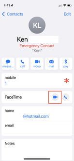 Cómo hacer una videollamada en Face Time 2