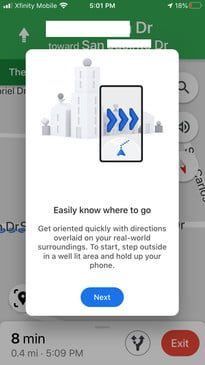 como usar google maps 51 liveview1 2 205x644