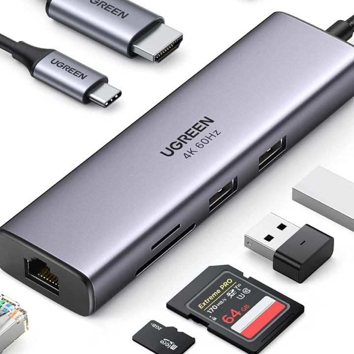 Adaptador multipuerto de UGREEN