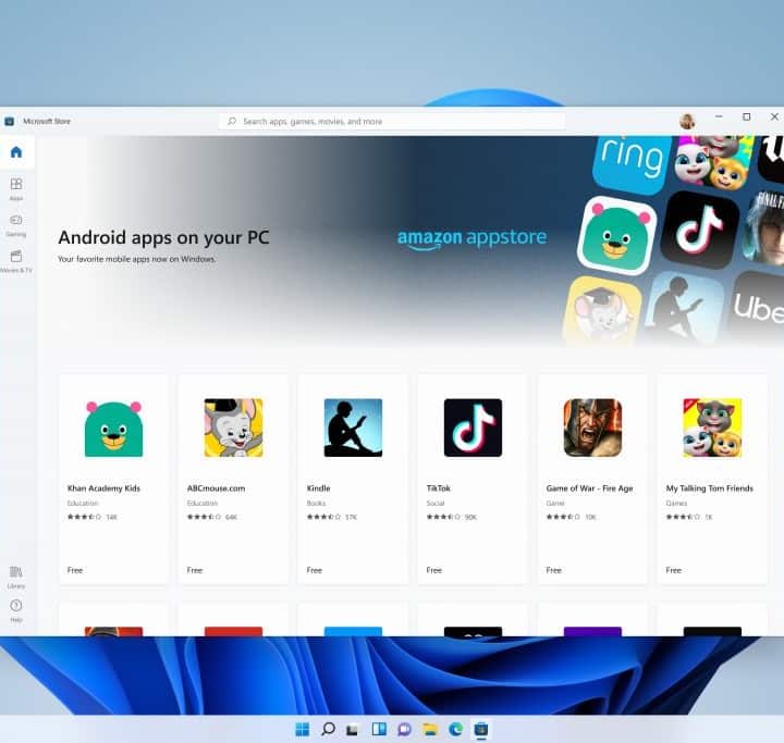 Como instalar apps de Android en Windows 11