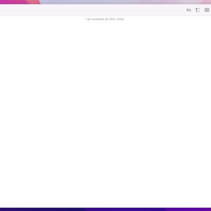 Notas rápidas en macOS Monterey