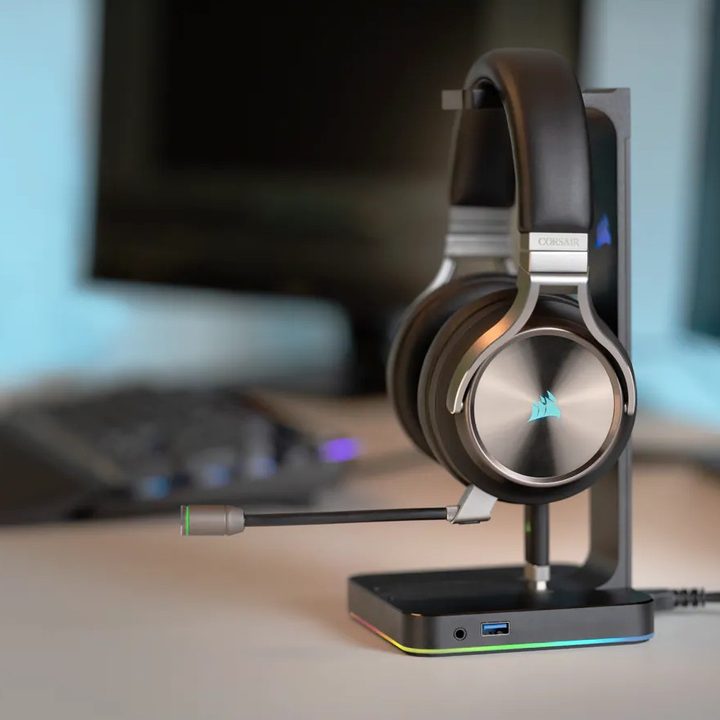 Los audífonos gamer Corsair Virtuoso RGB Wireless