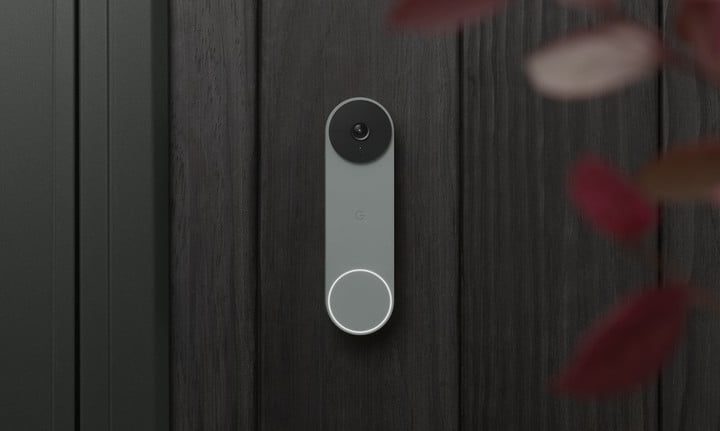 El Timbre Nest adosado a una pared de madera.