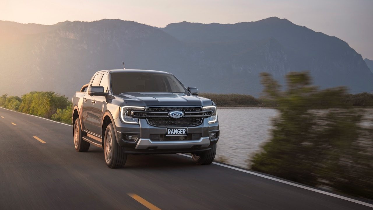 ford ranger global 2023 next gen sport front running 3 4
