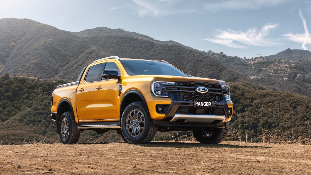ford ranger global 2023 next gen wildtrak front 3 4