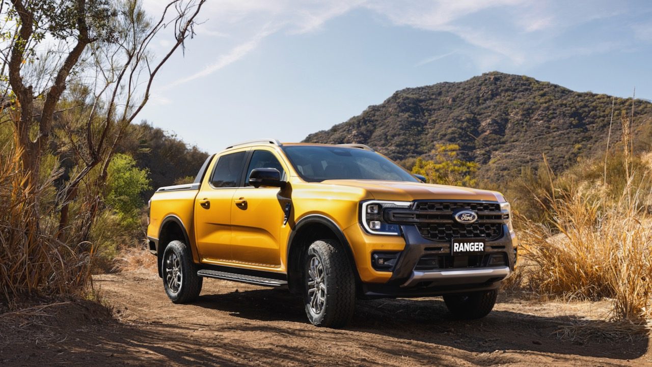 ford ranger global 2023 next gen wildtrak front 3 4