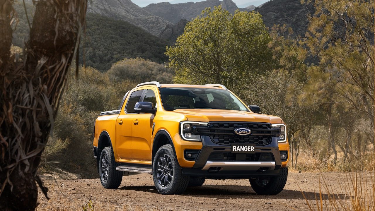 ford ranger global 2023 next gen widtrak exterior front fascia 3 4