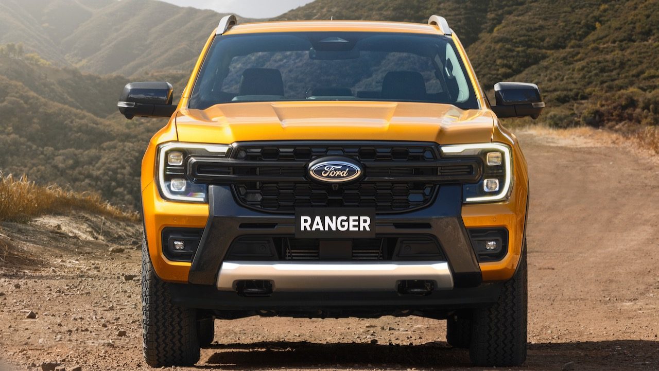ford ranger global 2023 next gen widtrak exterior front fascia