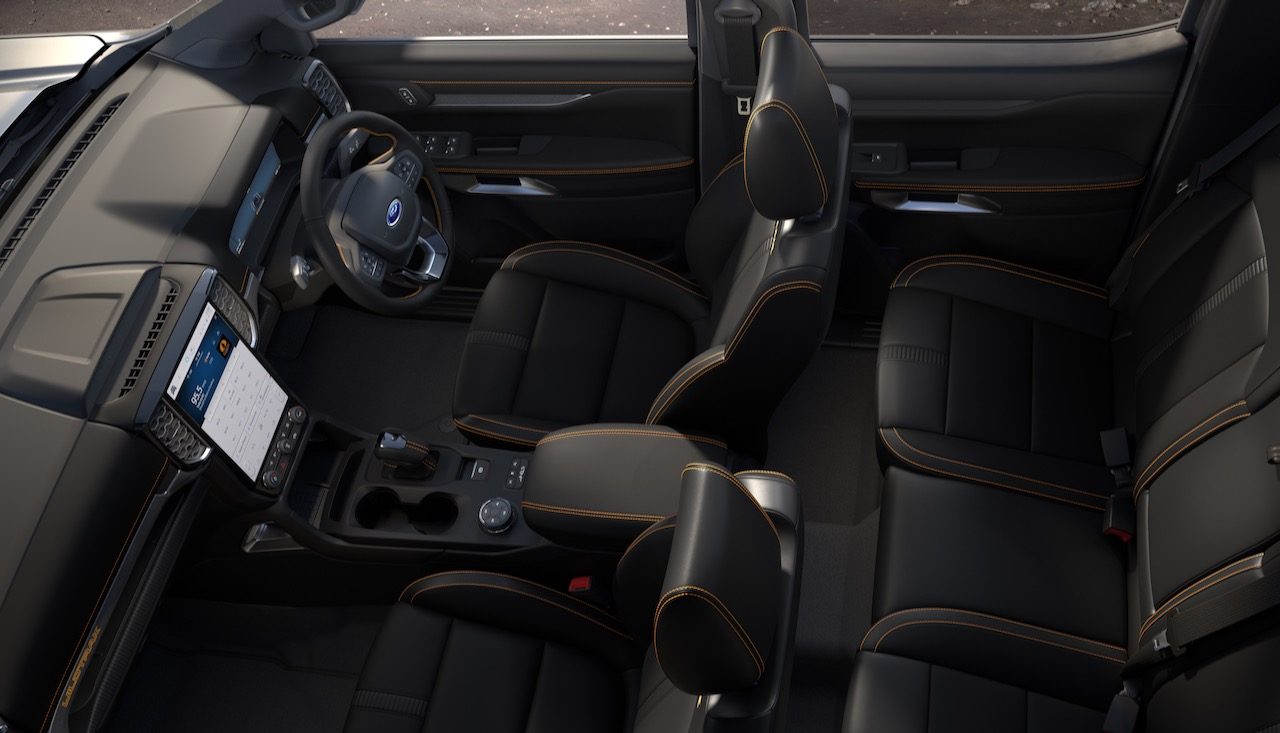 ford ranger global 2023 next gen widtrak cabin