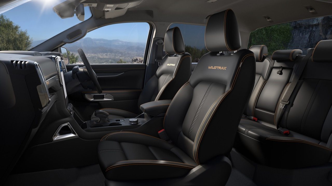 ford ranger global 2023 next gen widtrak interior 2