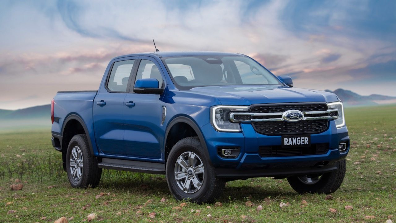 ford ranger global 2023 next gen xlt front