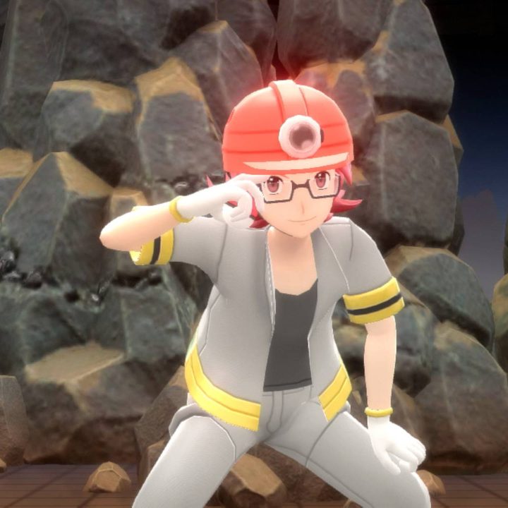 Roark, líder de gimnasio en Pokémon Diamante Brillante