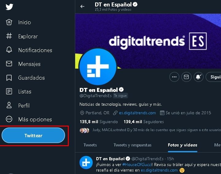 Programar tuits en Twitter