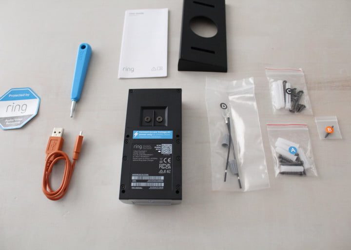 Componentes del Ring Video Doorbell 4.