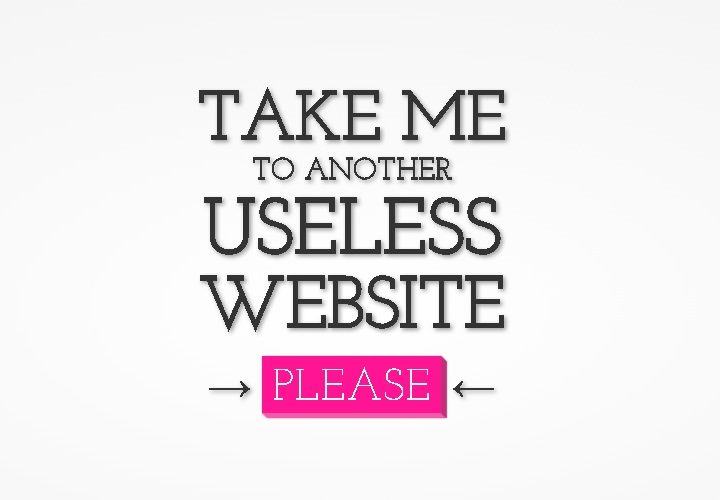 The Useless web
