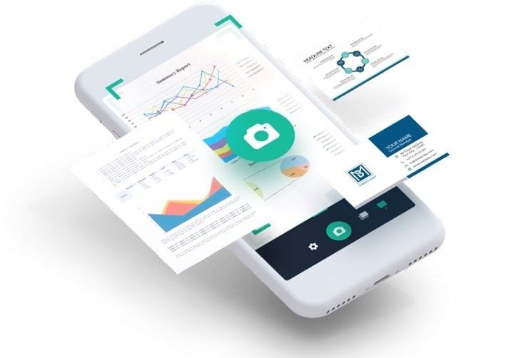 Una imagen de la app CamScanner