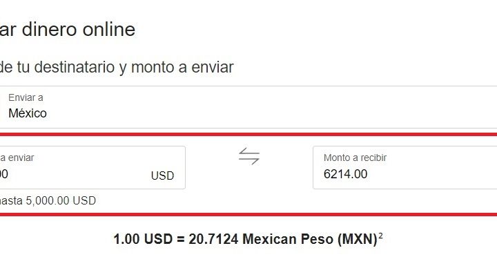 Cómo enviar dinero de Estados Unidos a México por Western Union