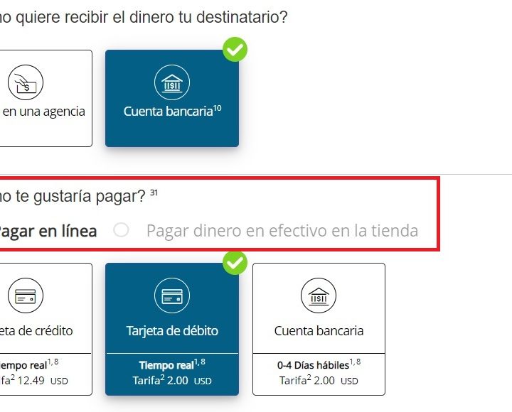 Cómo enviar dinero de Estados Unidos a México por Western Union