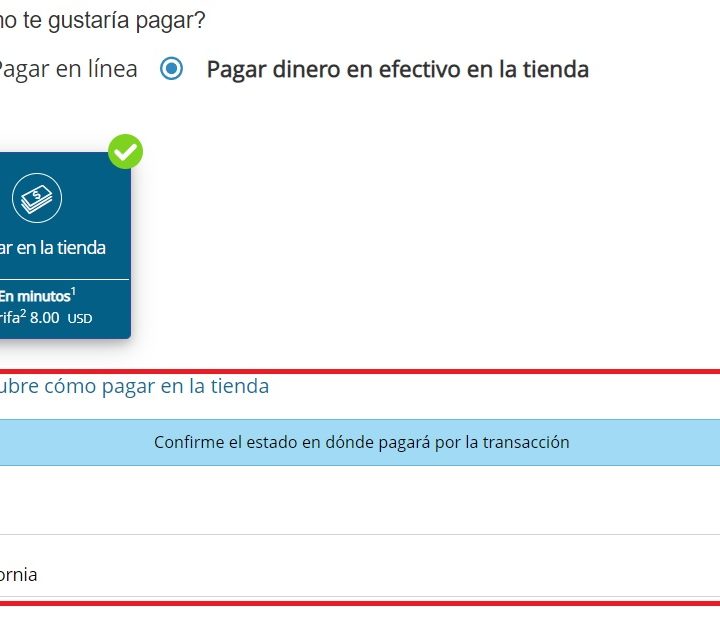 Cómo enviar dinero de Estados Unidos a México por Western Union