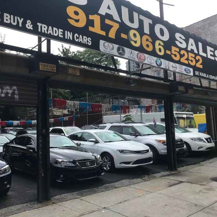 Un mercado de autos de segunda mano en Estados Unidos