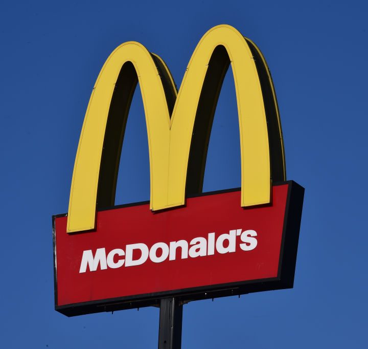 Un anuncio de la cadena de comida rápida McDonald's