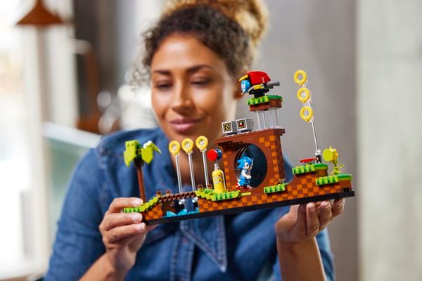 Una imagen del set oficial de Lego de Sonic The Hedgehog