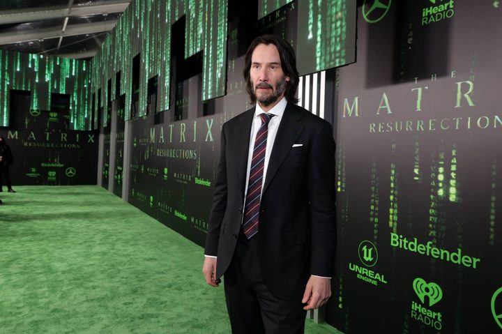 Fotografía de la premier de Matrix Resurrections en San Francisco, California