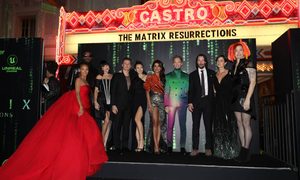 Fotografía de la premier de Matrix Resurrections en San Francisco, California