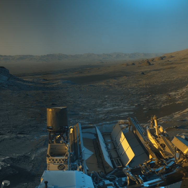 Una postal del Curiosity