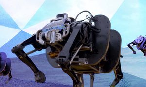Robot biónico cuadrúpedo eléctrico creado por China.
