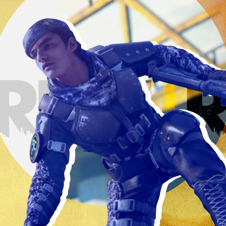 Un personaje de Free Fire, el juego móvil de Battle Royale más popular de los últimos años.