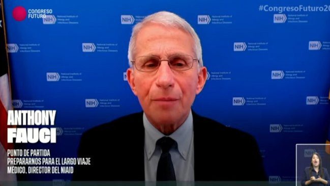 Anthony Fauci expone en Zoom en Congreso del Futuro en Chile