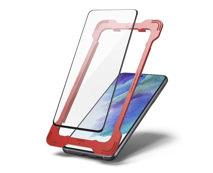 Protector de pantalla de vidrio Snap Fit 2P de Caseology