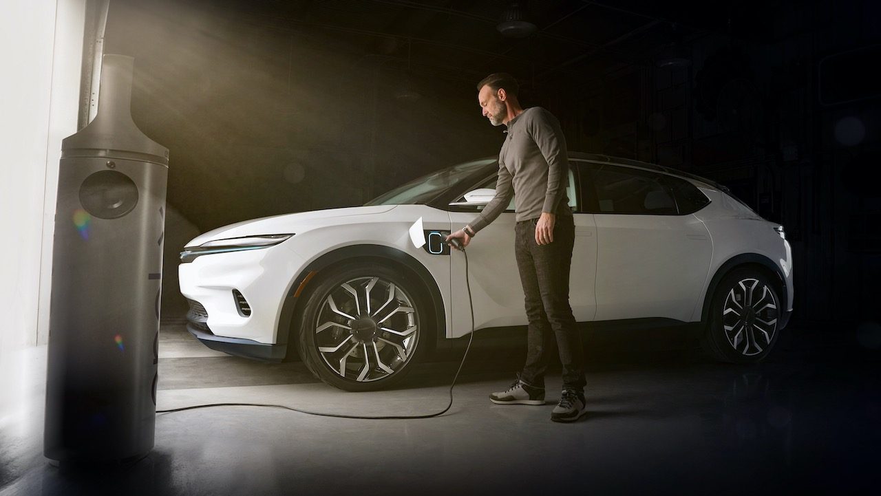 chrysler airflow concept ces2022 the is designed to achieve between a 350  and 400 mile range on single charge