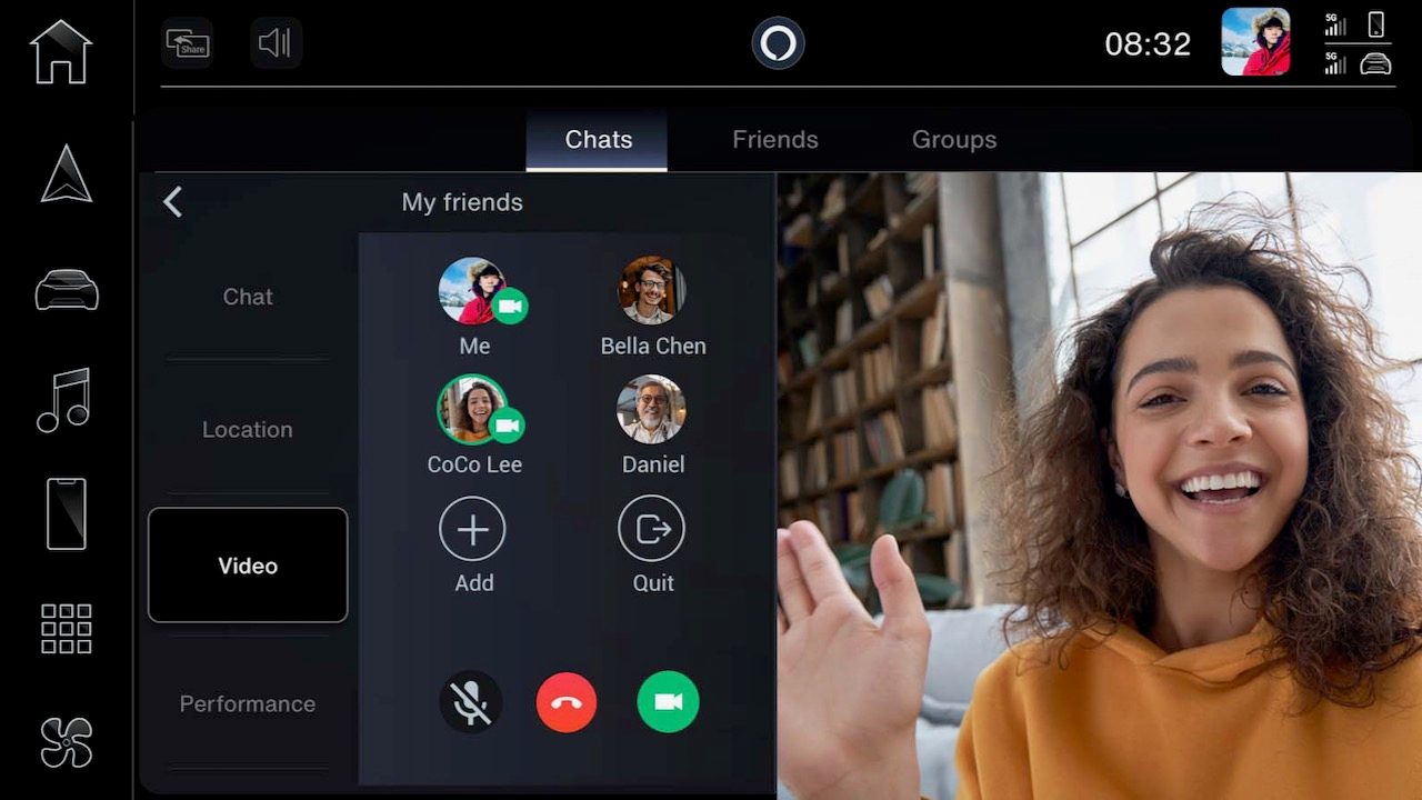 chrysler airflow concept ces2022 each screen in the is a personalized space to access digital world via connected entertainme