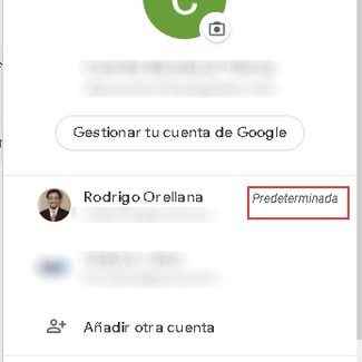 Cuenta predeterminada de Gmail