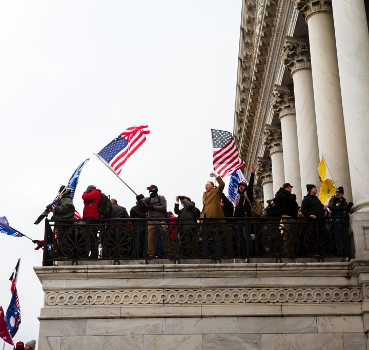 Una imagen del asalto al Capitolio del 6 de enero de 2021