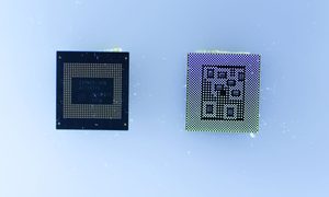 Un chip semiconductor de Samsung