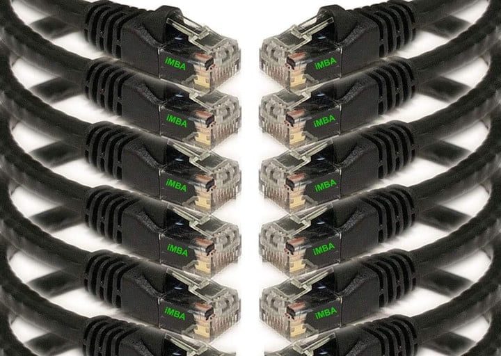iMBAPrice Network Ethernet Cable 10-Pack — Cat 5e