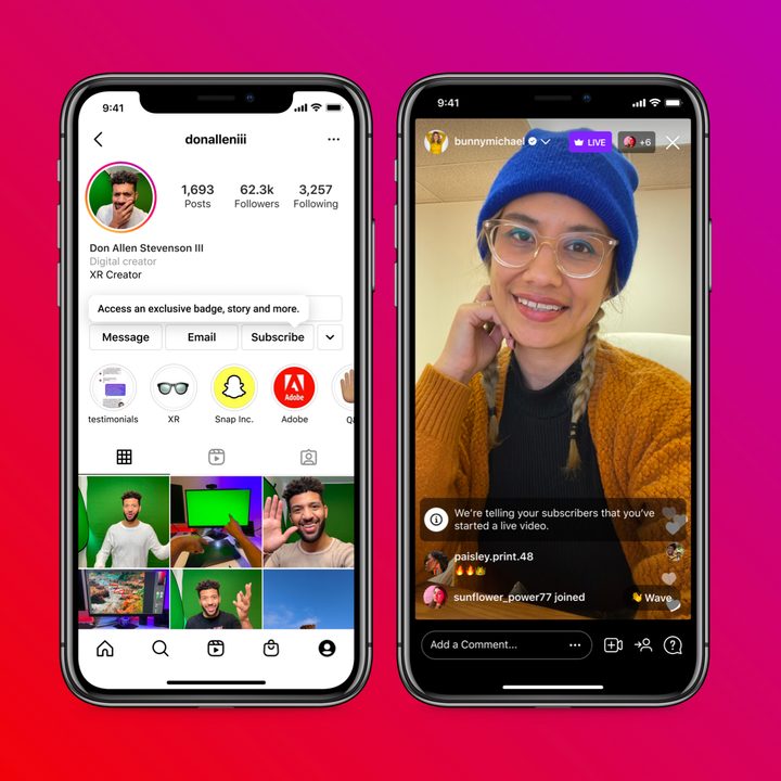 Instagram anuncia la llegada de suscripciones a la red social.