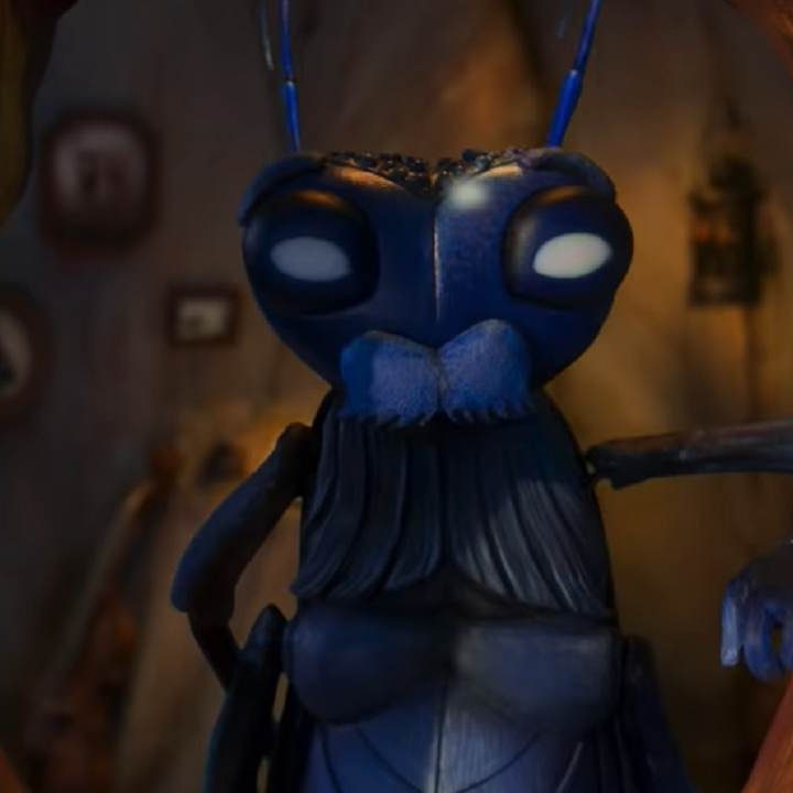 La imagen muestra una escena de la nueva película de Pinocho de Netflix.