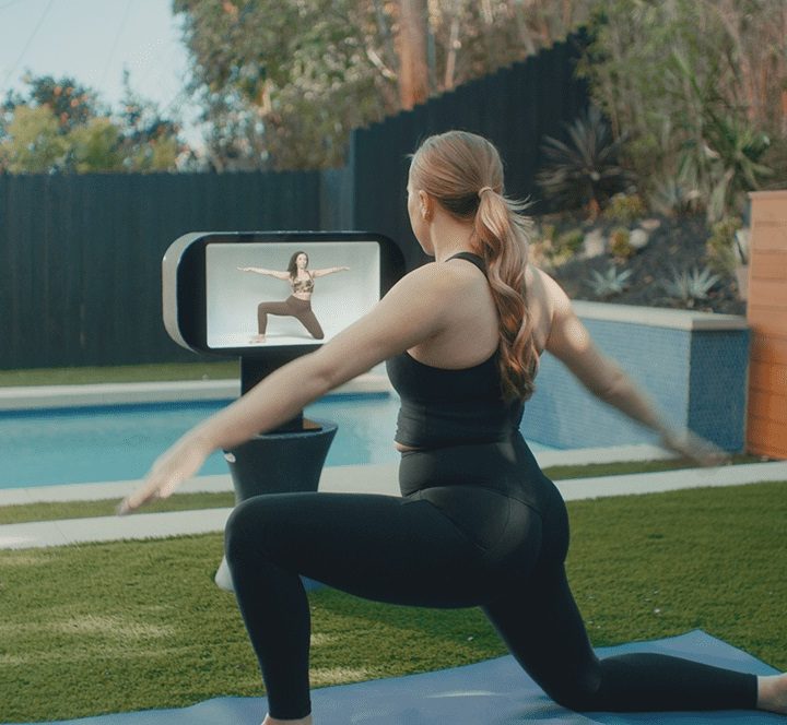 Una imagen del monitor de hologramas Portl M