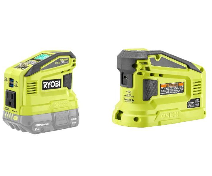 Ryobi presenta una fuente de carga que integra un puerto USB C.