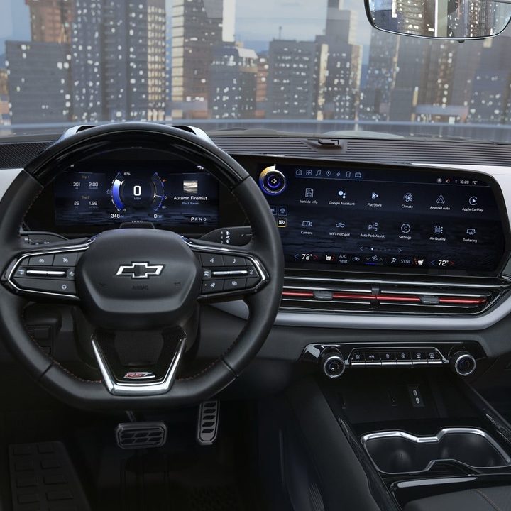 ford f 150 lightning vs chevrolet silverado ev silveradoev rst interior 12