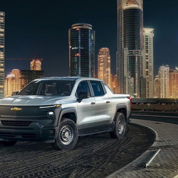 ford f 150 lightning vs chevrolet silverado ev silveradoev wt exterior 1