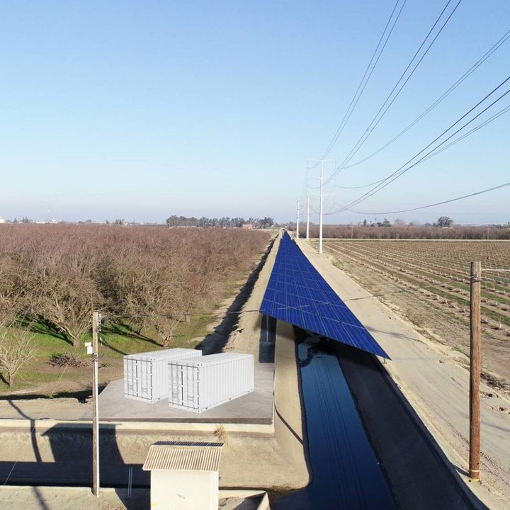 California pondrá en marcha un proyecto para cubrir canales de riego con paneles solares.