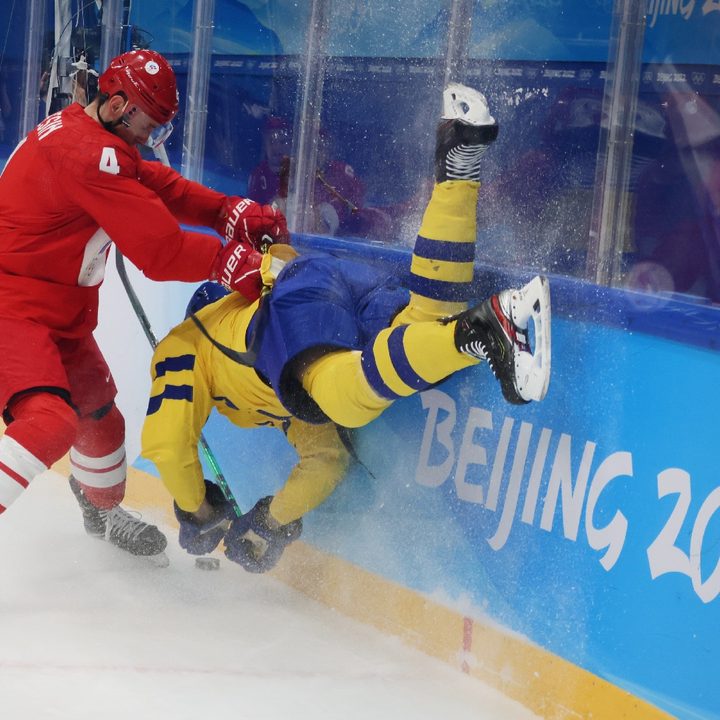 Suecia frente a Rusia en hockey sobre hielo de Beijing 2022