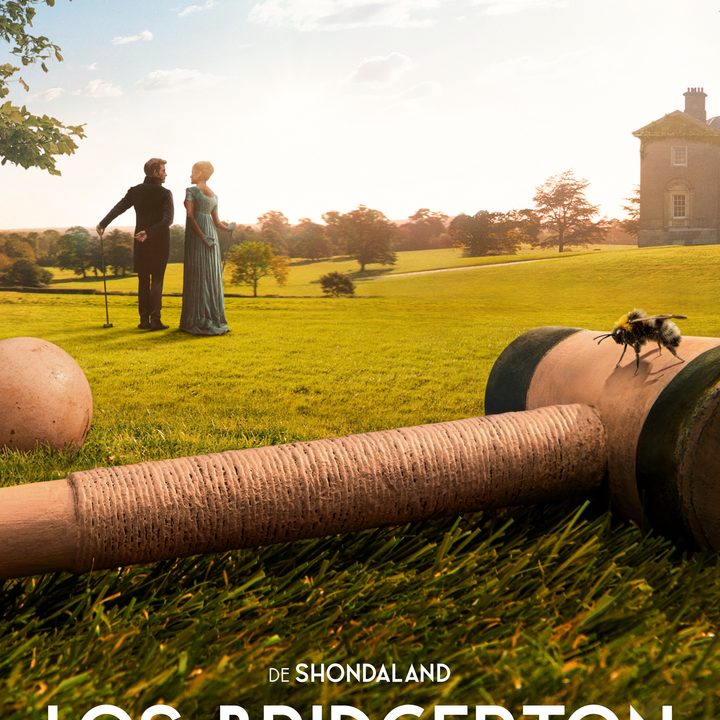 El póster oficial de la serie Bridgerton de Netflix.