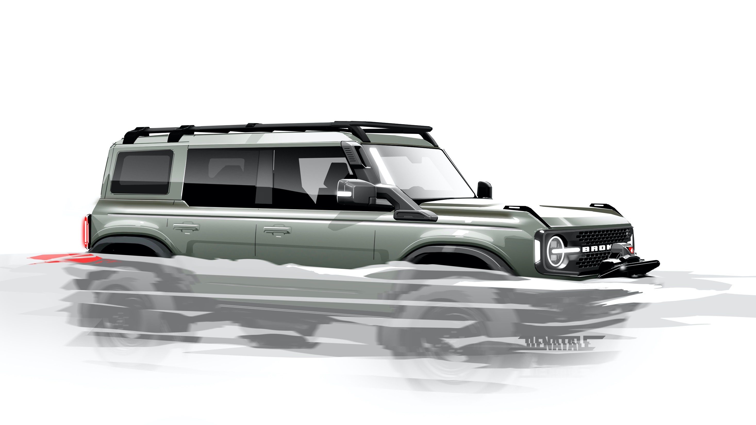 ford bronco everglades chicago design sketch